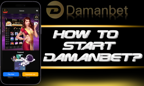 A picture of a cellphone showing the Daman Betting App platform.