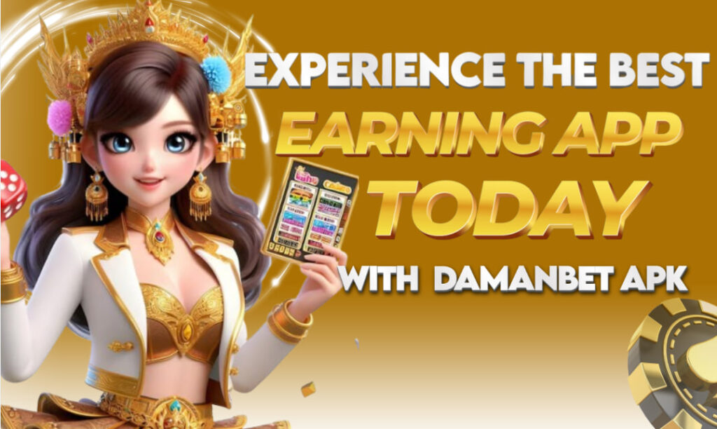 A picture of a woman holding cards, showing that the Daman Bet APK is the best earning app.
