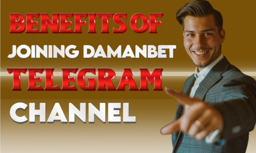 A picture of happy-looking men showing the benefits of using the DamanBet Telegram channel.
